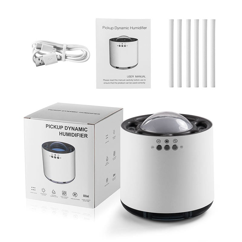 Neuester Diffusor für ätherische Öle, Luftbefeuchter, Aromatherapie-Diffusor für Zuhause, Discokugel, mit kühlem Nebel und LED-Leuchten | 262
