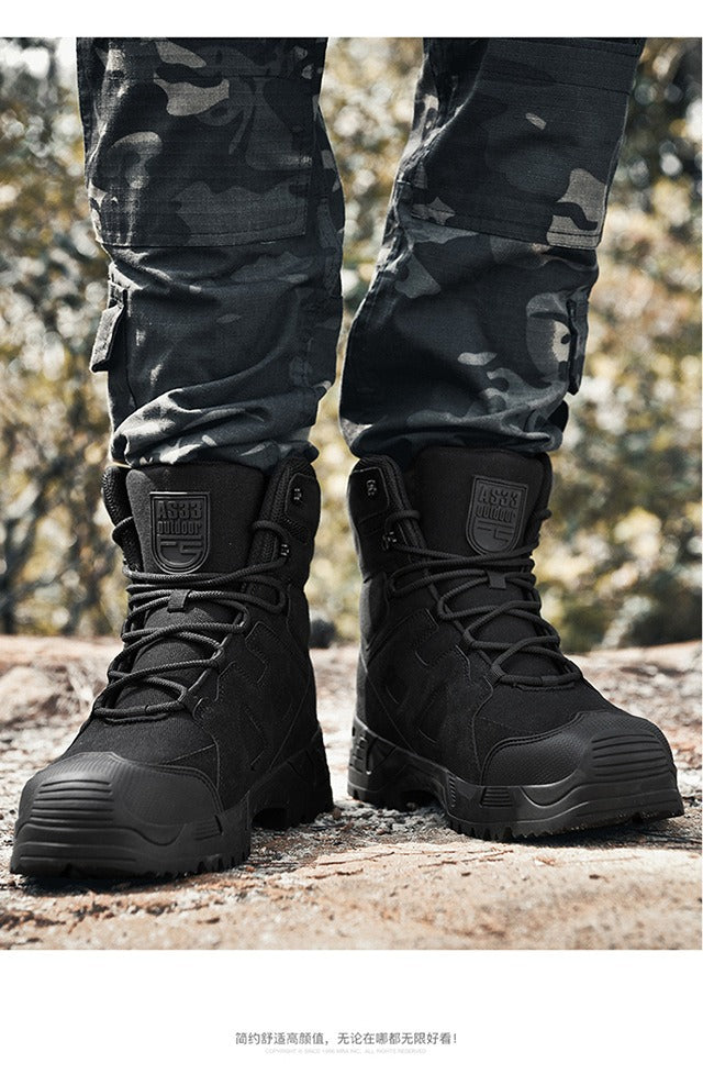 Wasserdichte Wanderstiefel für Herren, Militär, Kampf, Taktisch, Atmungsaktiv, Wüstenstiefel | 307