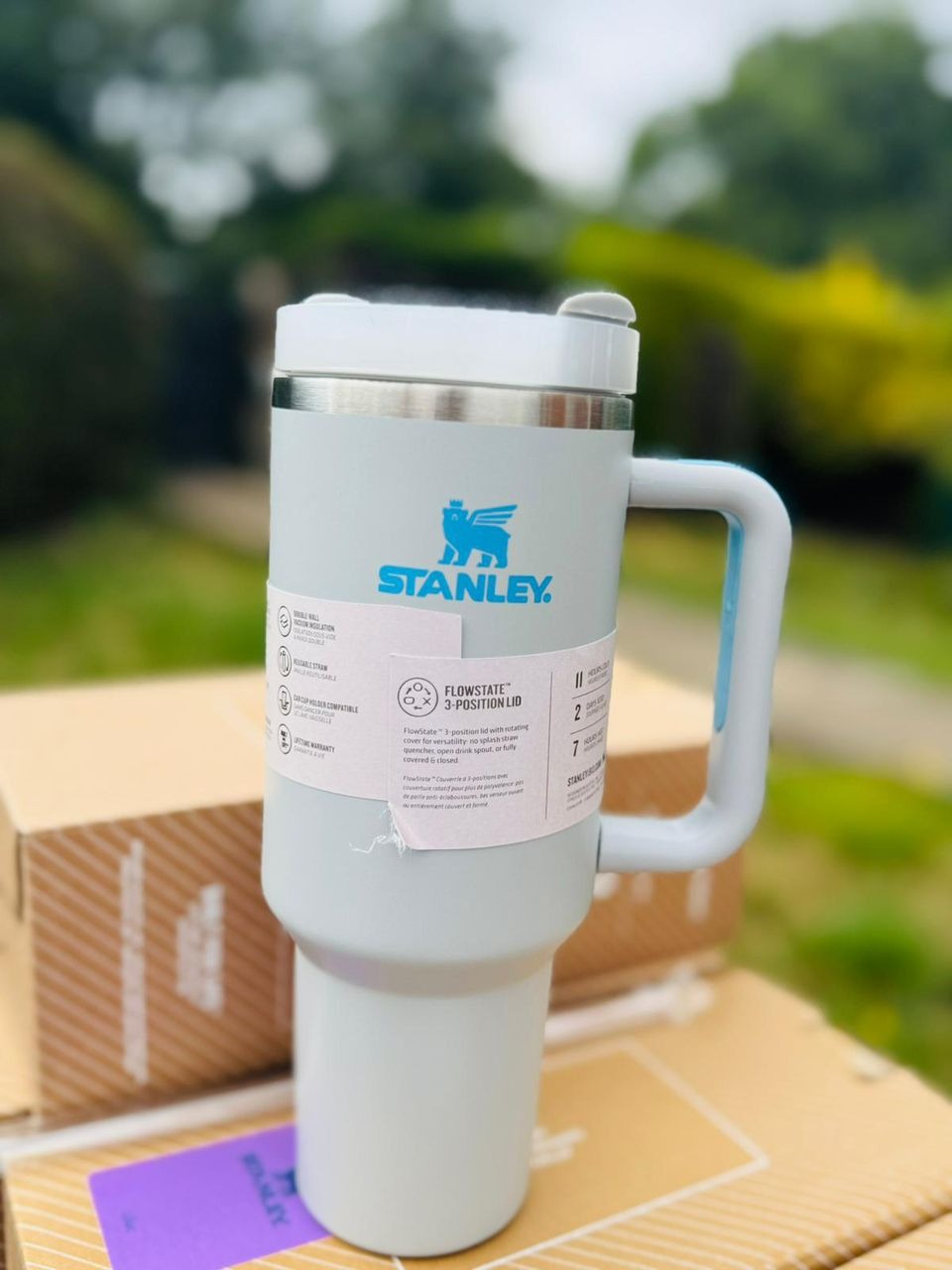 STANLEY 304 Edelstahlbecher mit Strohhalm | Stanley01
