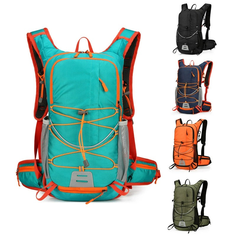 Leichter wasserdichter Lauf- und Wanderrucksack – 20L Trail Marathon Radrucksack mit reflektierendem Sicherheitsdesign | 8039
