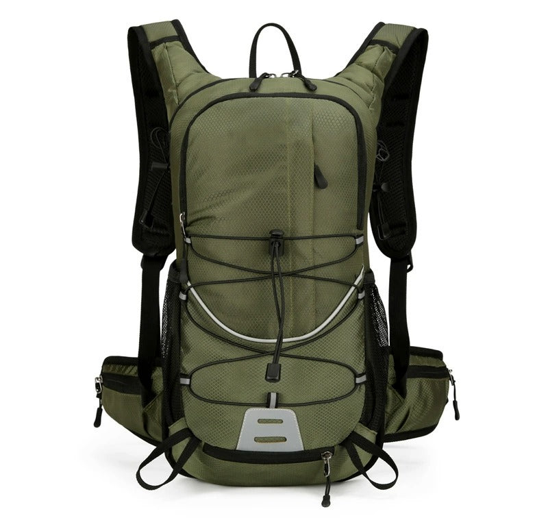 Leichter wasserdichter Lauf- und Wanderrucksack – 20L Trail Marathon Radrucksack mit reflektierendem Sicherheitsdesign | 8039