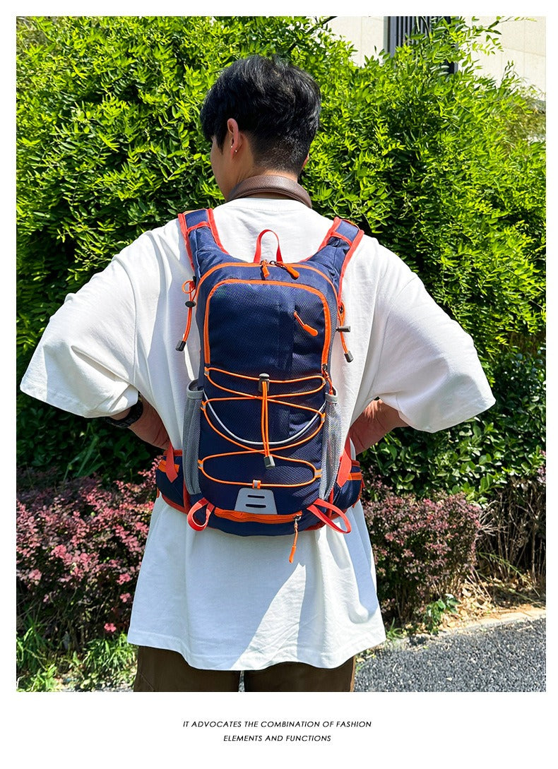 Leichter wasserdichter Lauf- und Wanderrucksack – 20L Trail Marathon Radrucksack mit reflektierendem Sicherheitsdesign | 8039