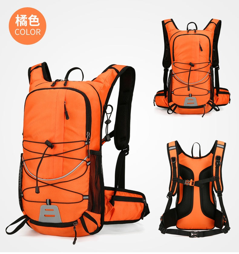 Leichter wasserdichter Lauf- und Wanderrucksack – 20L Trail Marathon Radrucksack mit reflektierendem Sicherheitsdesign | 8039