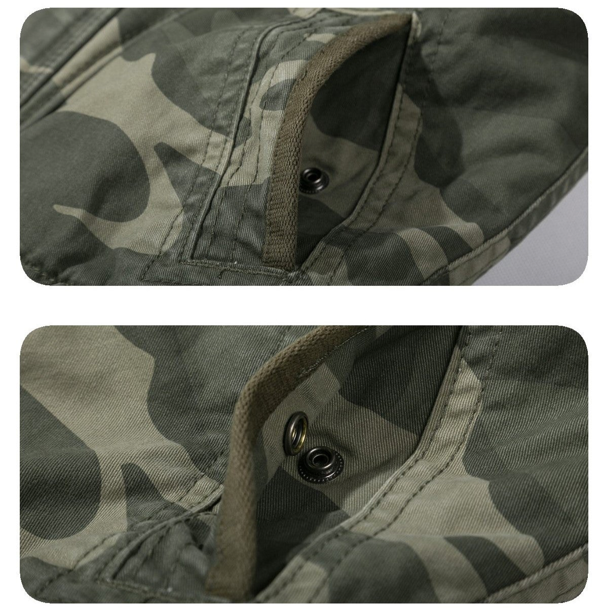 Weiche Premium-Fleecejacke für Herren – Winddichter Camouflage-Outdoor-Mantel mit dickem Plüsch-Innenfutter für ultimative Wärme | 318