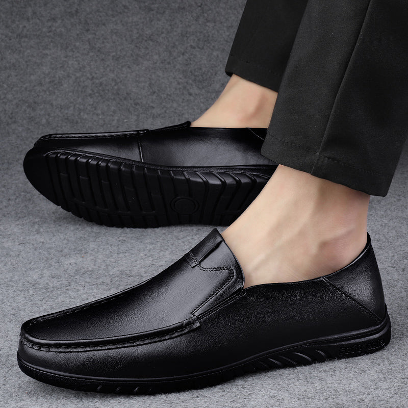 Business Lederschuhe Slip On Loafer Drive Walking Schuhe | B2102