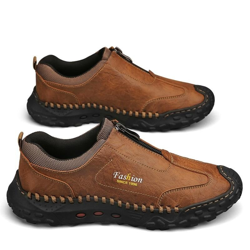 Fahrschuhe Lässige flache Loafer mit handgefertigten Nähten Lässige Wanderschuhe | 9511