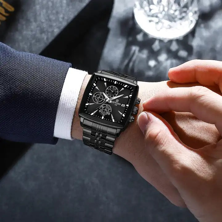 Herrenuhren Quarz Luxus Business Leuchtzeiger Wasserdichte Uhr | RD81100M