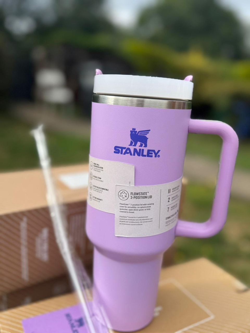 STANLEY 304 Edelstahlbecher mit Strohhalm | Stanley01