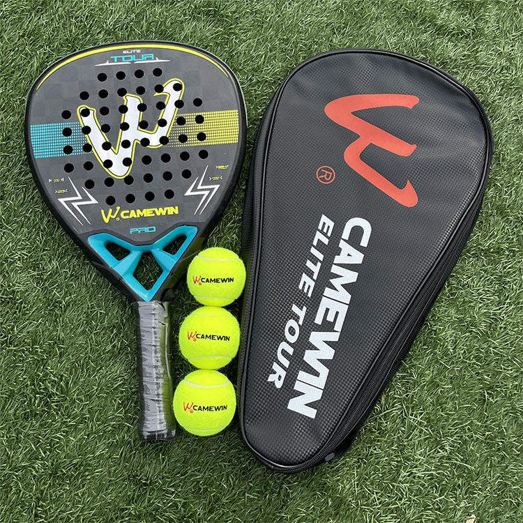 Hochwertige rautenförmige Vollcarbon-Paddelschläger für fortgeschrittene Tennisschläger