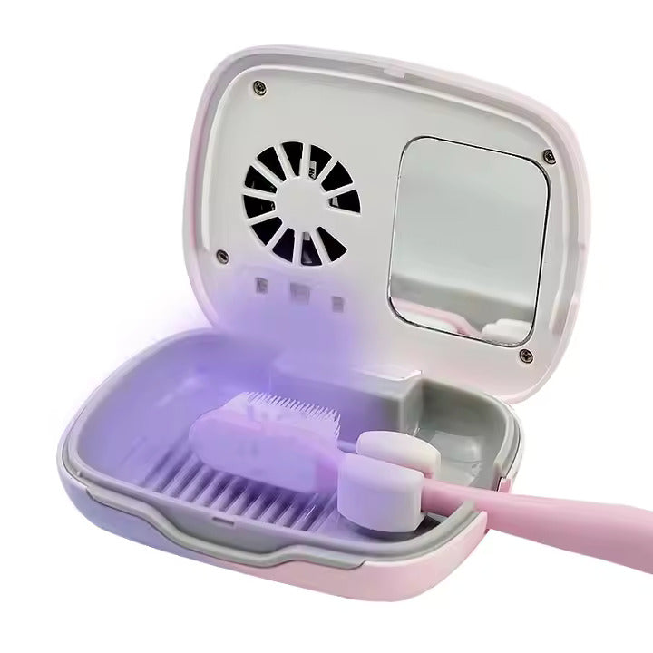 Mini-UVC-Zahnbürsten-Sterilisatorbox Tragbare Hygienelösung für keimfreie Bürsten | STB-021