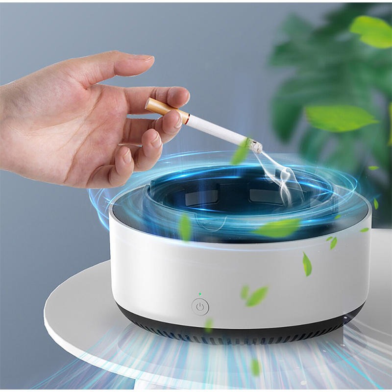 Aroma-Aschenbecher mit selbstlöschender Luftreinigungsfunktion, Rauchentfernung, automatischer Aschenbecher | X01