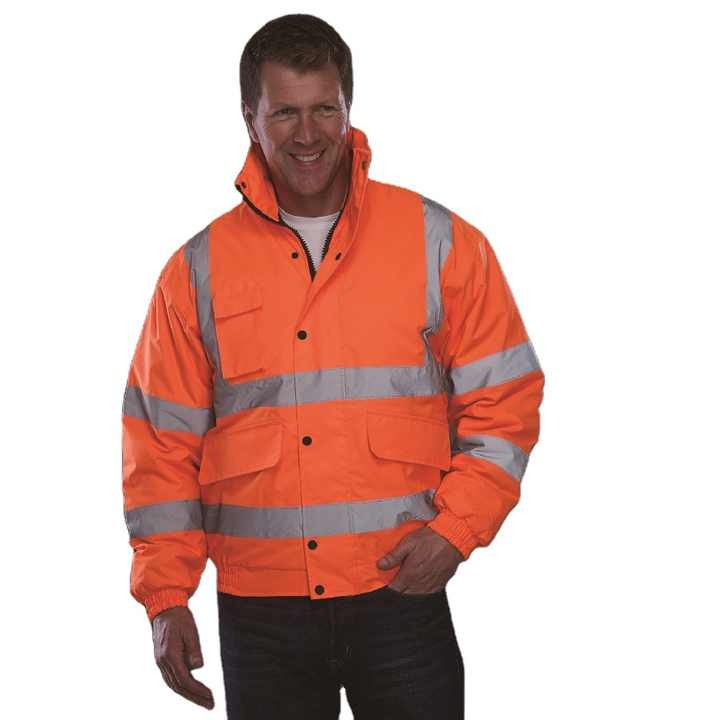 Warnschutz-Fleecejacken mit reflektierenden Warnschutzelementen – Warme Winter-Arbeitskleidung | GHVP211&218