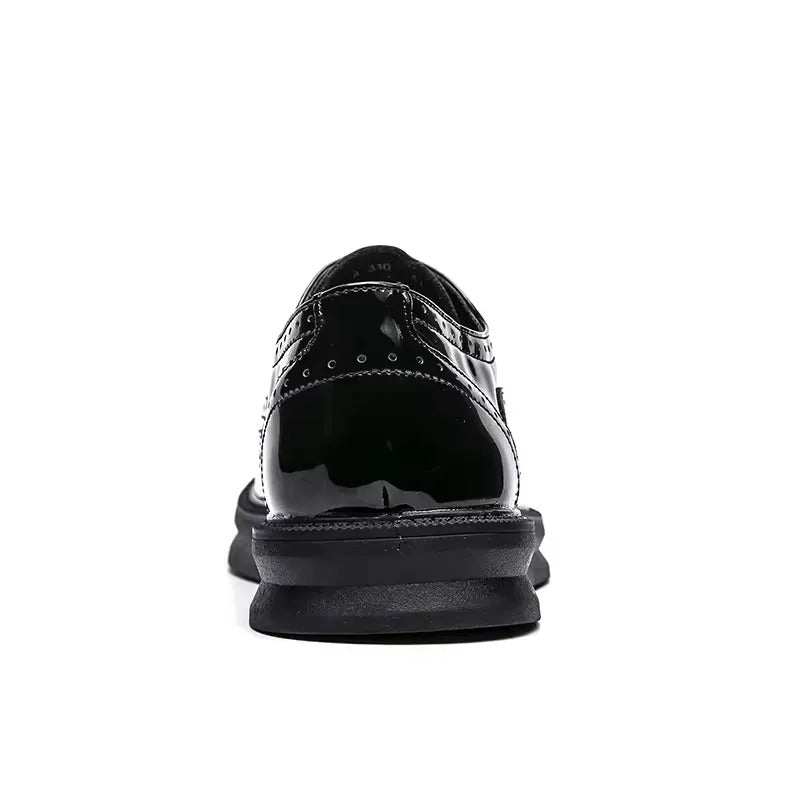 Herren Formelle Lederschuhe Kleid Hochzeit Oxford Brogue Männliche Schuhe Arbeitsstiefel