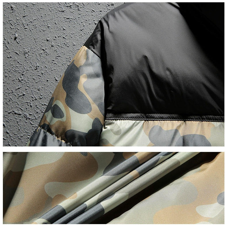 Winterjagd-Bomberjacke mit Camouflage-Muster und Baumwollpolsterung | 18921