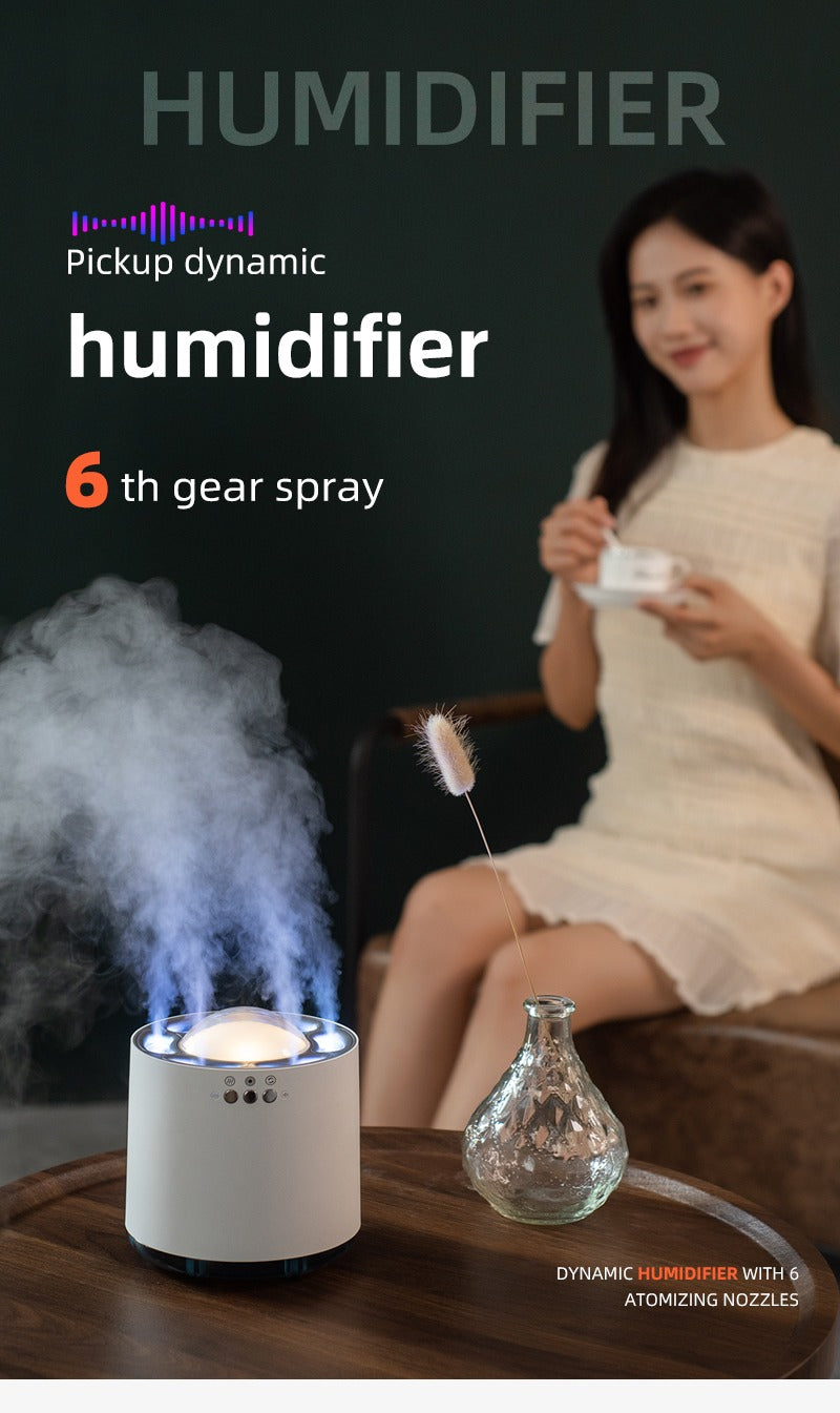 Neuester Diffusor für ätherische Öle, Luftbefeuchter, Aromatherapie-Diffusor für Zuhause, Discokugel, mit kühlem Nebel und LED-Leuchten | 262