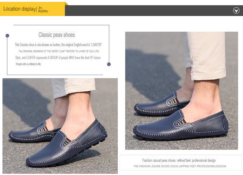 Handgenähte Urban Chic Slip-On-Loafer für Herren | 9898