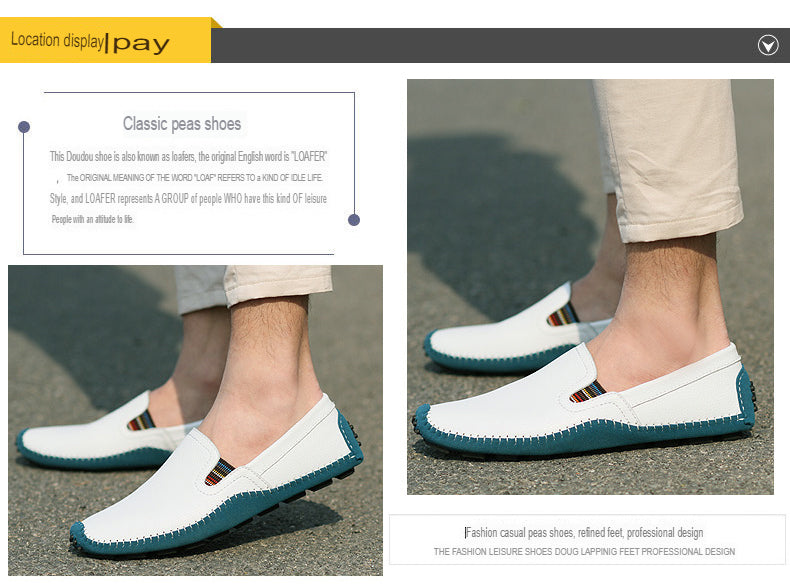 Handgenähte Urban Chic Slip-On-Loafer für Herren | 9898
