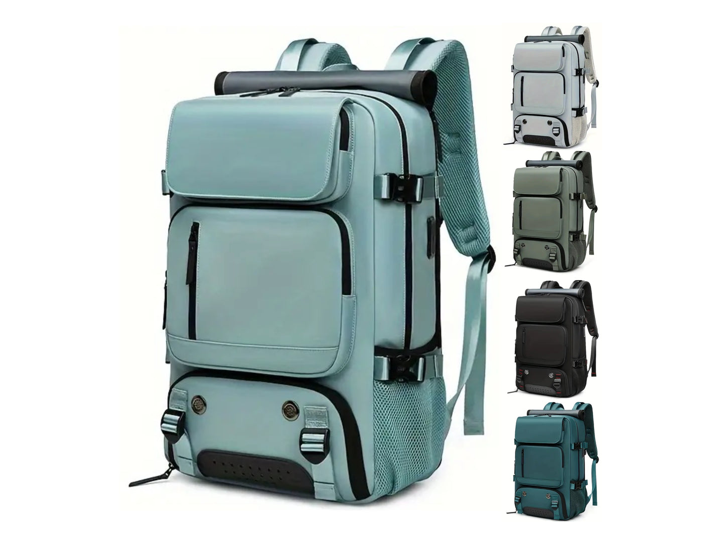 Professioneller Rucksack Geräumiger Reiserucksack Schuhfach Wasserabweisend Outdoor Wander- und Campingtasche Mehrere Taschen & Gepolsterte Schultergurte | 7798