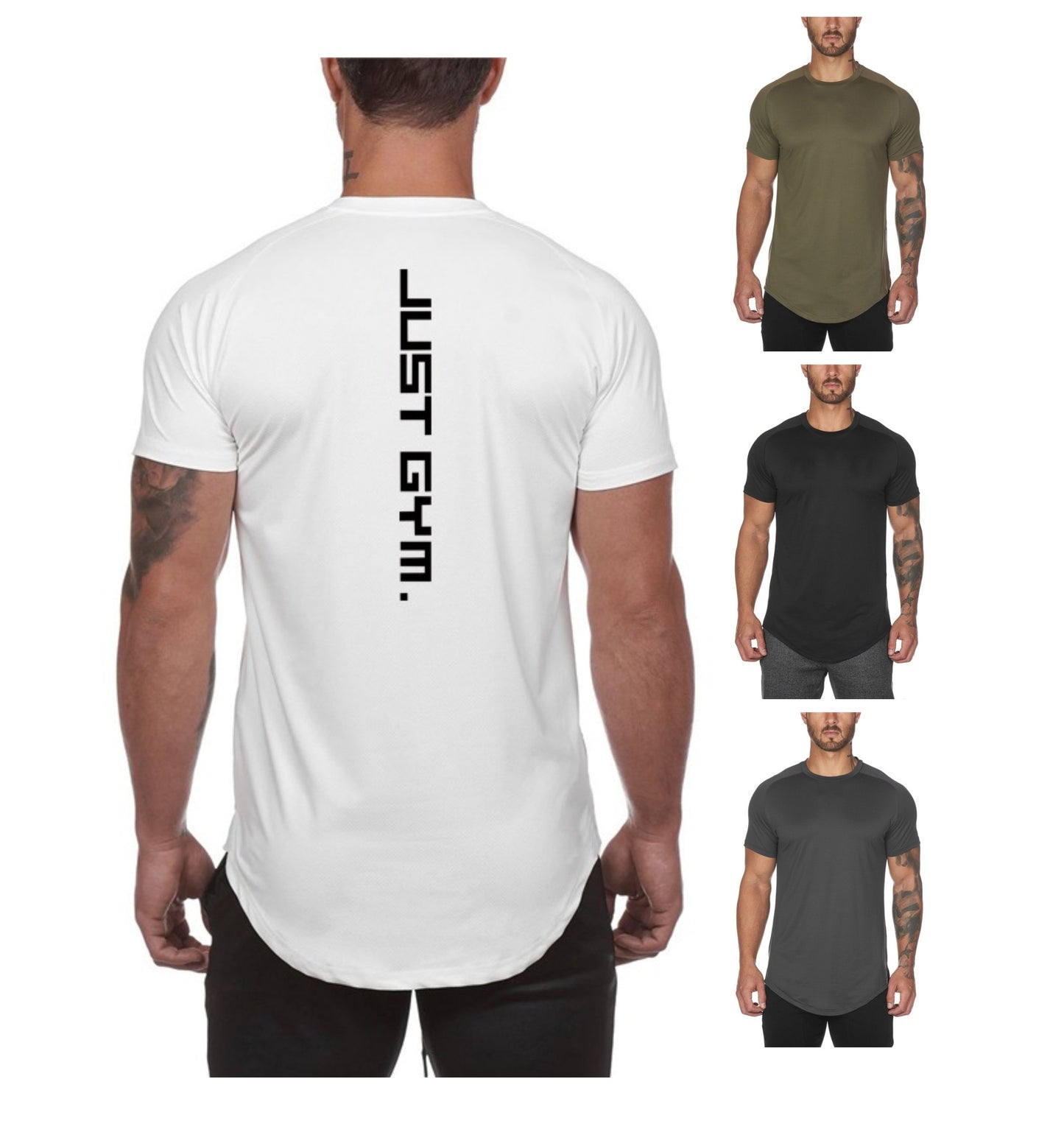 Herren Mesh Schnelltrocknend Atmungsaktiv Fitness Bodybuilding O-Ausschnitt Slim Fit Tops | 6643