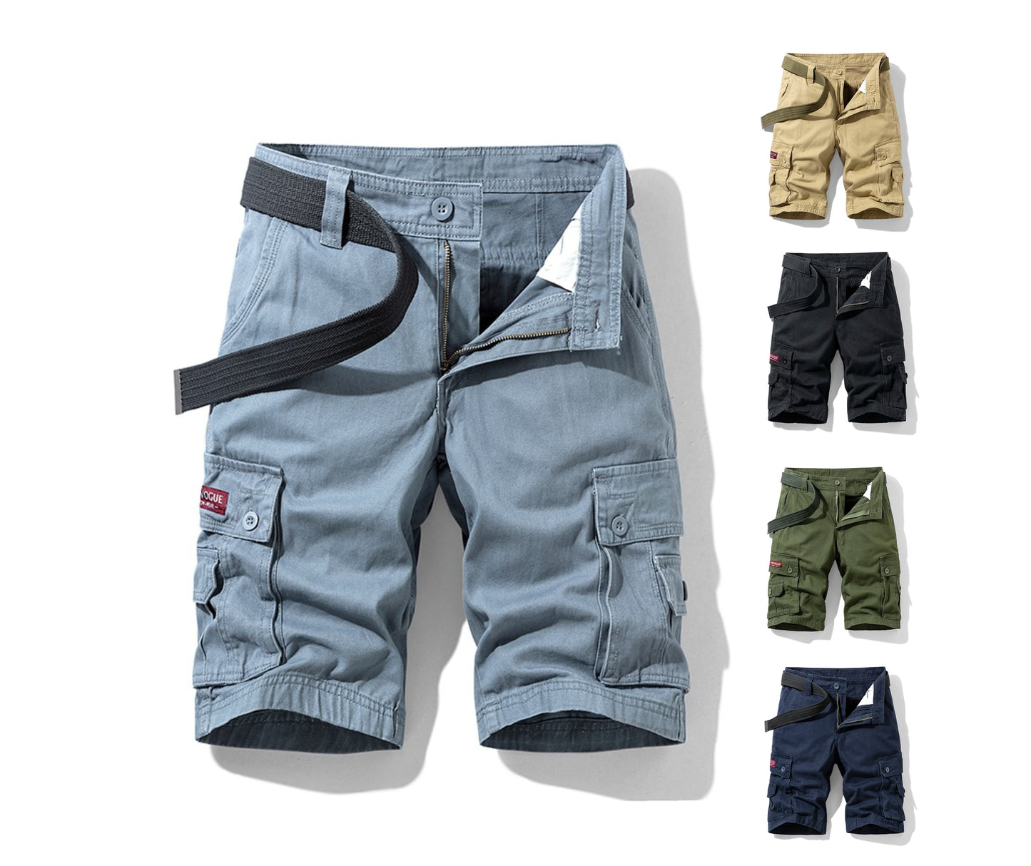 Herren Shorts Große Taschen Gute Qualität Atmungsaktive Cargo Shorts | 95555