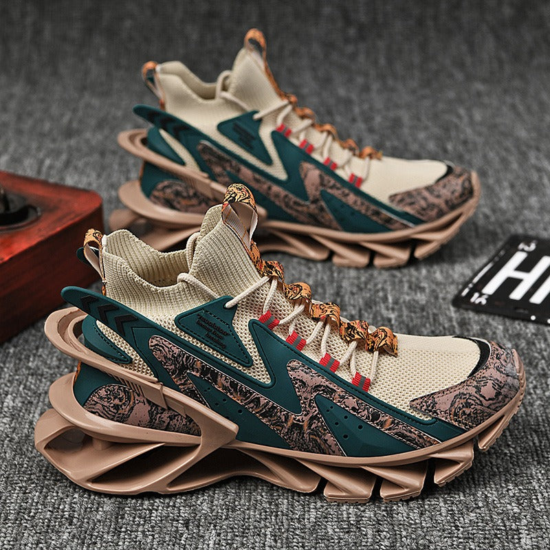 Leichte Laufschuhe für Herren, modisch, lässig, fliegend, gewebt, Turnschuhe, Blade-Sportschuhe | 1236