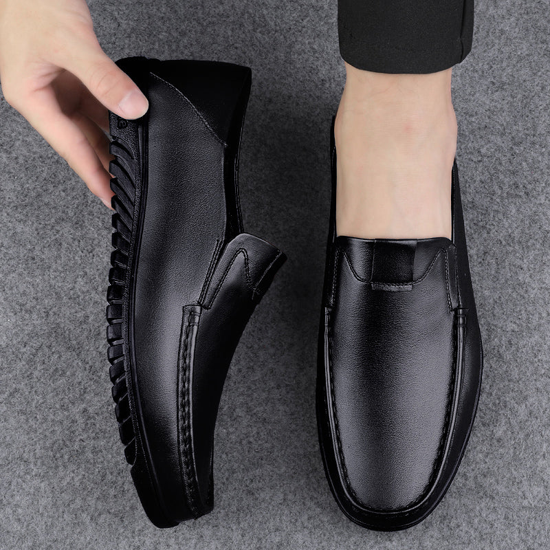 Business Lederschuhe Slip On Loafer Drive Walking Schuhe | B2102