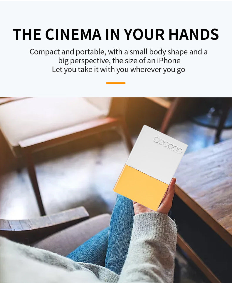 Mini-Projektor Kompaktes HD-Heimkino- und Multimediagerät | YG300