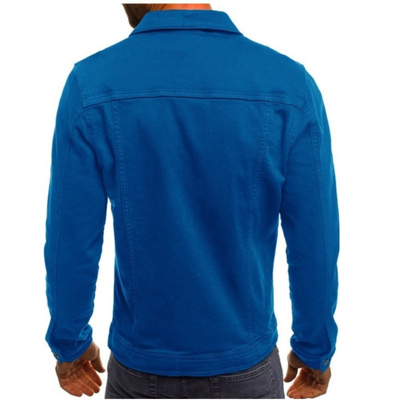 Hochwertige Jeansjacke, lässig, einfarbig, Streetwear-Mantel, Strickjacke, Knopfleiste, Arbeitsjacke, Oberteil | zc132