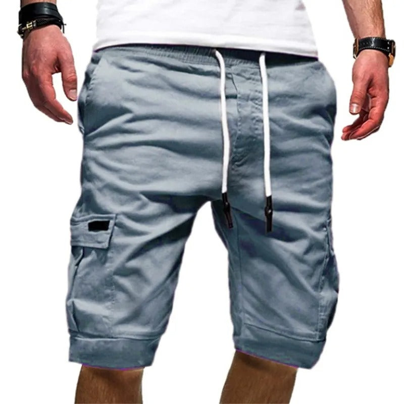 Sommer Casual Outdoor Patchwork Taschen Overalls Sport Tooling Shorts Hosen | DK-05