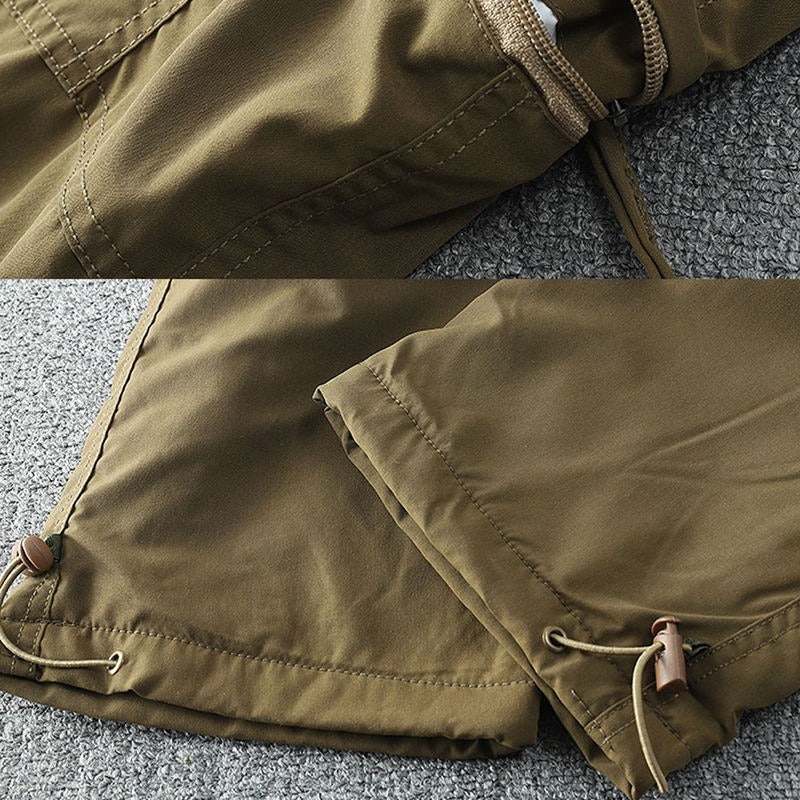 Herren Outdoorhose Taktische Camping Atmungsaktive Fleece Trekking Cargohose | 9019