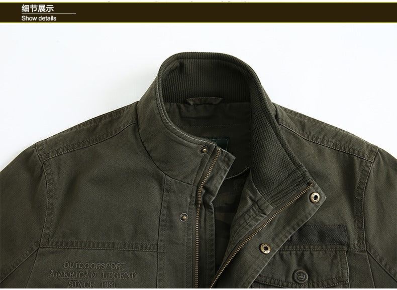 Herren Militärjacke mit mehreren Taschen, lässig, taktische Jacken, männlich, Caquetá Hombre | 9885