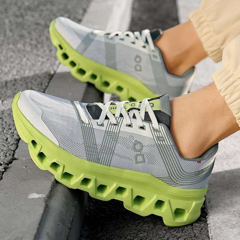 Neuestes Design Herren High-Tech Schnürschuhe Atmungsaktive Sport-Sneaker mit stoßdämpfender Sohle Hochwertige Laufschuhe | 9916