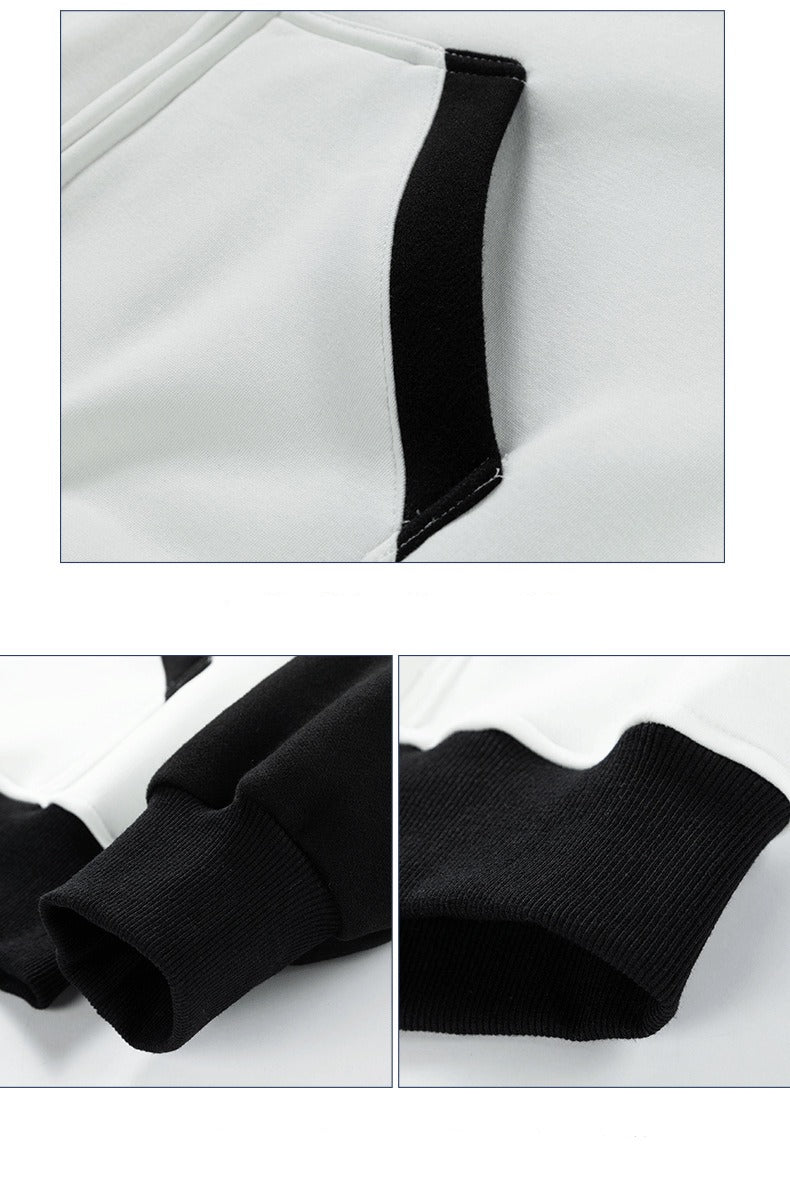 Lässige Strickjacke mit Reißverschluss für Herren, gewebtes Sport-Hoodie-Sweatshirt | JQN-3243