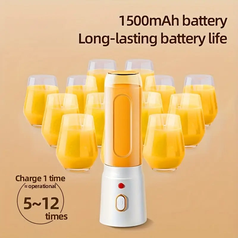 Tragbarer elektrischer Entsafter, wiederaufladbar über USB, multifunktionaler Mixer, Extraktor für Zuhause | 280187