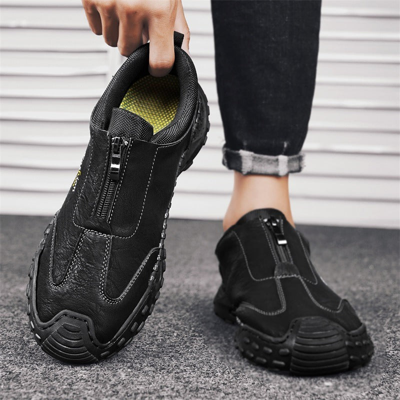 Fahrschuhe Lässige flache Loafer mit handgefertigten Nähten Lässige Wanderschuhe | 9511