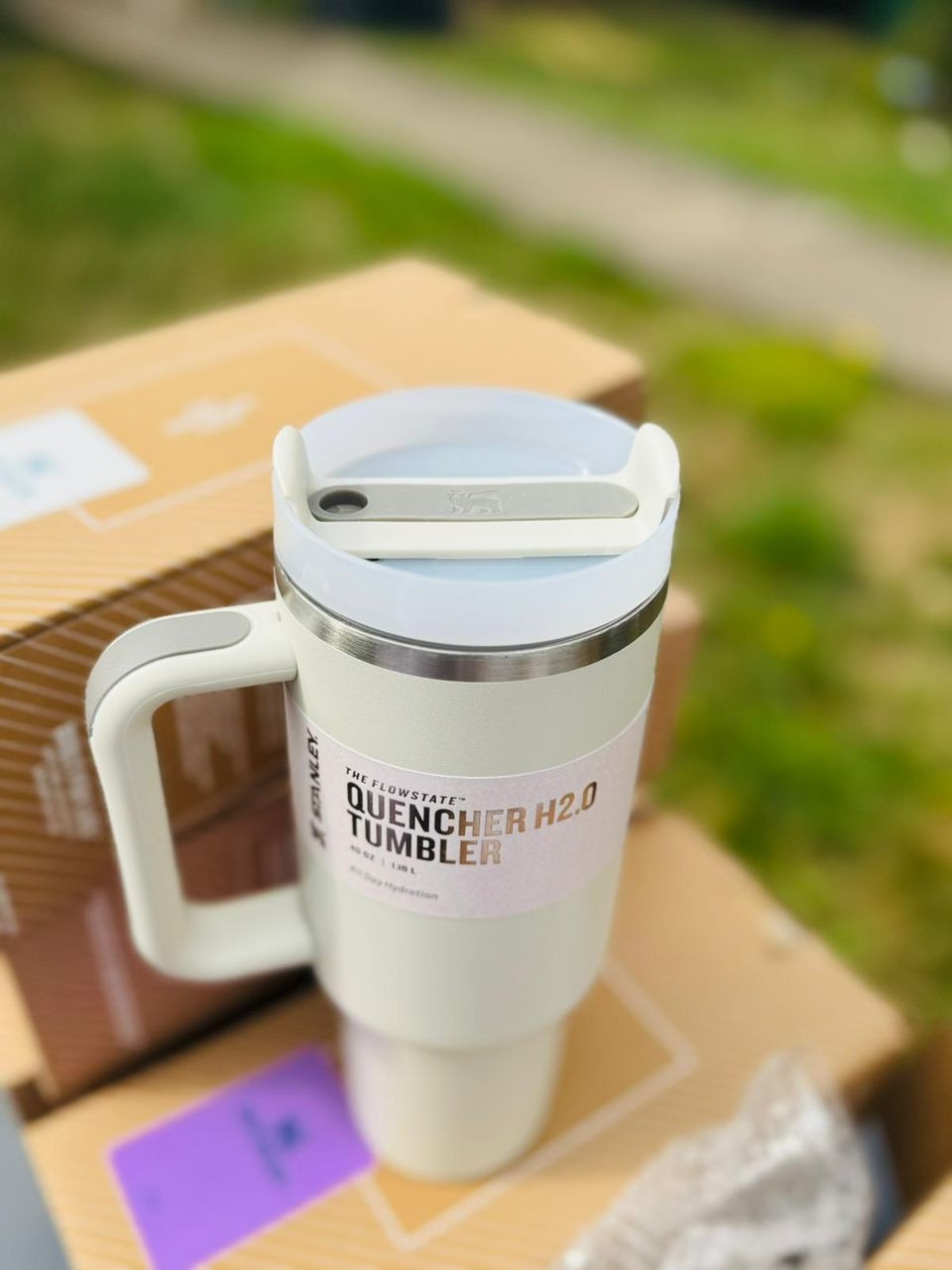 STANLEY 304 Edelstahlbecher mit Strohhalm | Stanley01