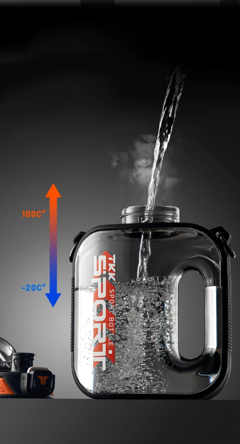 Sport-Wasserflasche TRITAN, großes Fassungsvermögen, hitzebeständig, für Outdoor-Reisen, Wasserkocher, Fitnessstudio, Fitnesskrüge | 1022