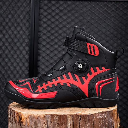 Premium Rennschuhe & Motorradstiefel Lederstiefel für ultimative Performance | QK268