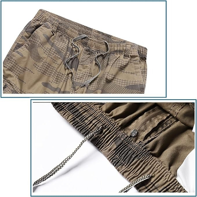 Herren Cargo-Arbeitsshorts Sommer Multi-Tasche Camo Combat Casual Halbhose | SHM3318