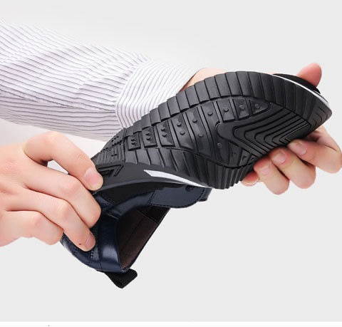 Herren-Derby-Schuhe im britischen Stil mit Karomuster, rutschfeste Leder-Loafer, Mokassins, Hochzeitsschuhe |