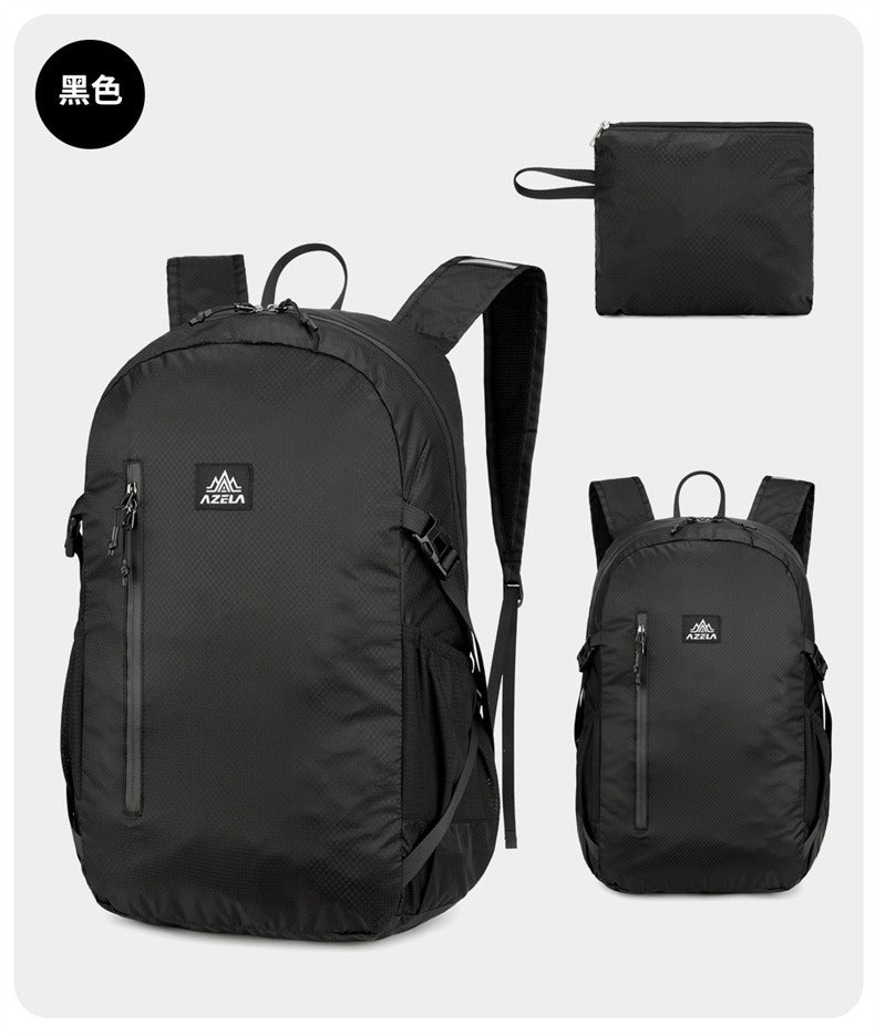 AZELA 20-35L Leichter Outdoor-Rucksack – Faltbarer Wander-, Rad- & Reiserucksack für Damen & Herren | A1365