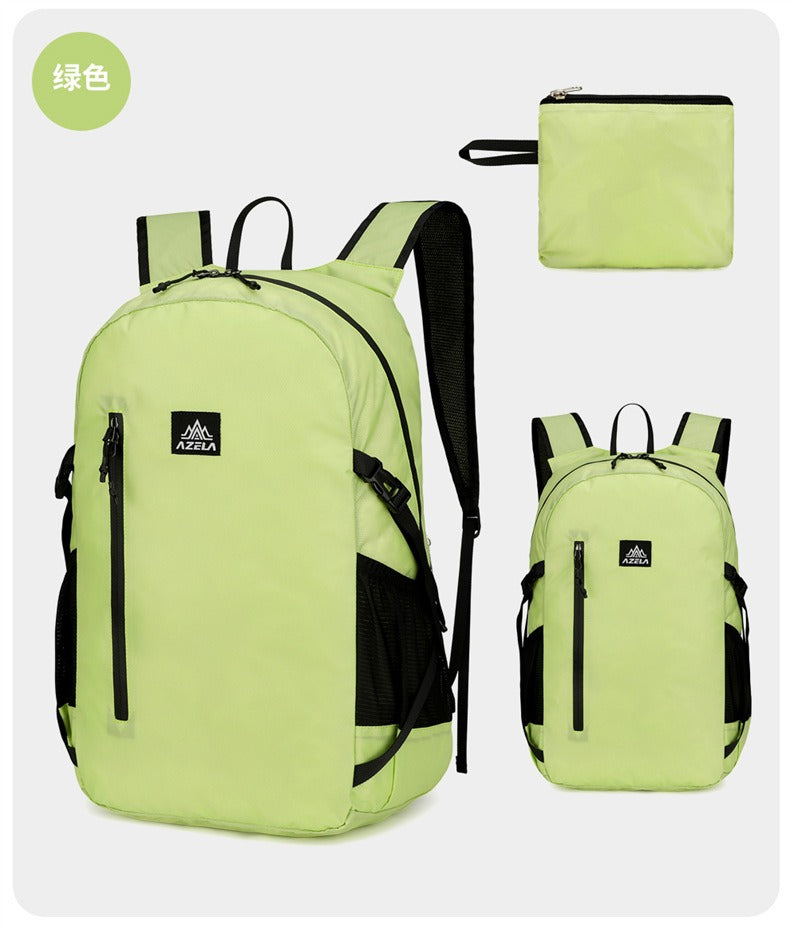 AZELA 20-35L Leichter Outdoor-Rucksack – Faltbarer Wander-, Rad- & Reiserucksack für Damen & Herren | A1365