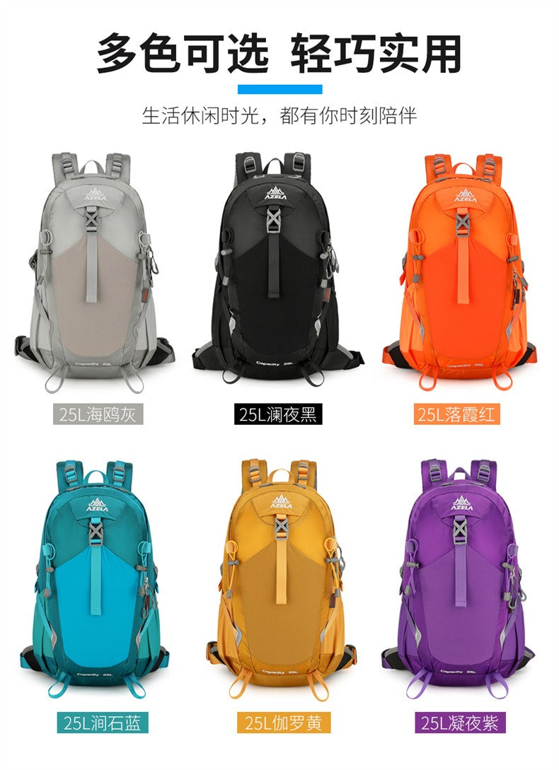 AZELA Outdoor Wander- & Campingrucksack – Leichter, wasserabweisender Tagesrucksack für Damen & Herren | A13802