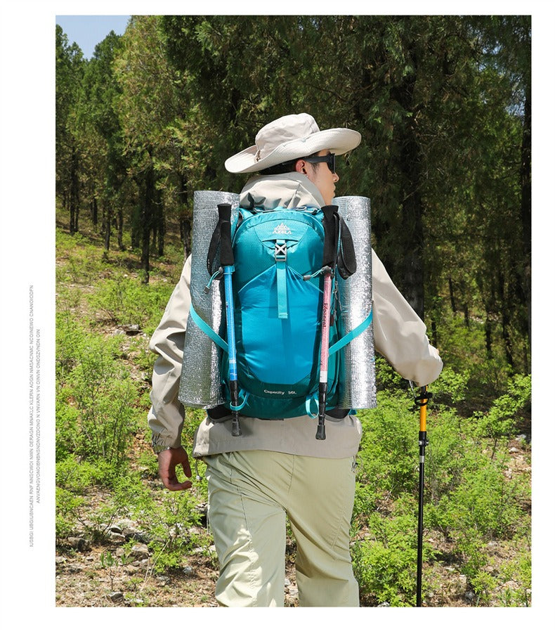 AZELA Outdoor Wander- & Campingrucksack – Leichter, wasserabweisender Tagesrucksack für Damen & Herren | A13802