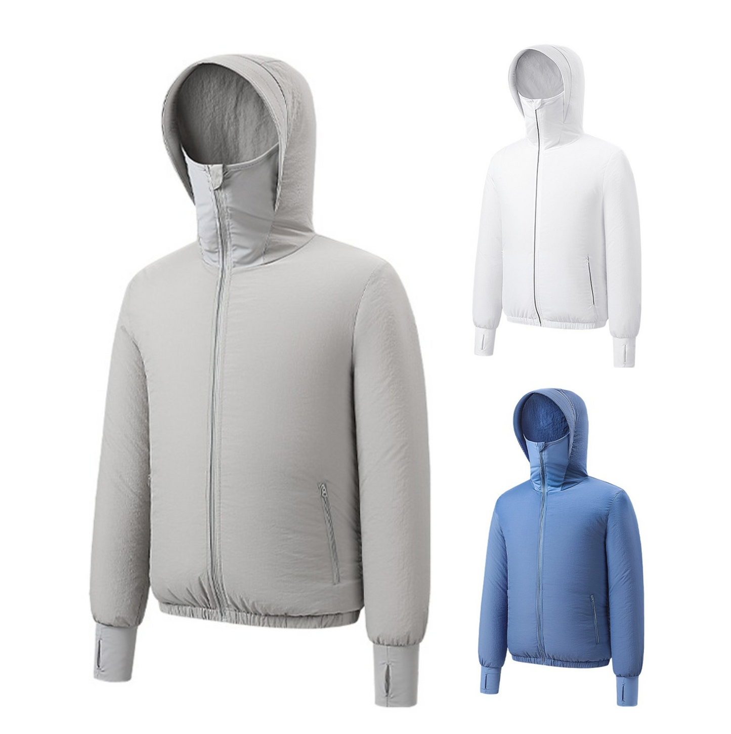 Smart Cooling Tragbare Sonnenschutzkleidung Sommer-Ventilatoranzug Klimaanlagen-Ventilatorjacke | 2362
