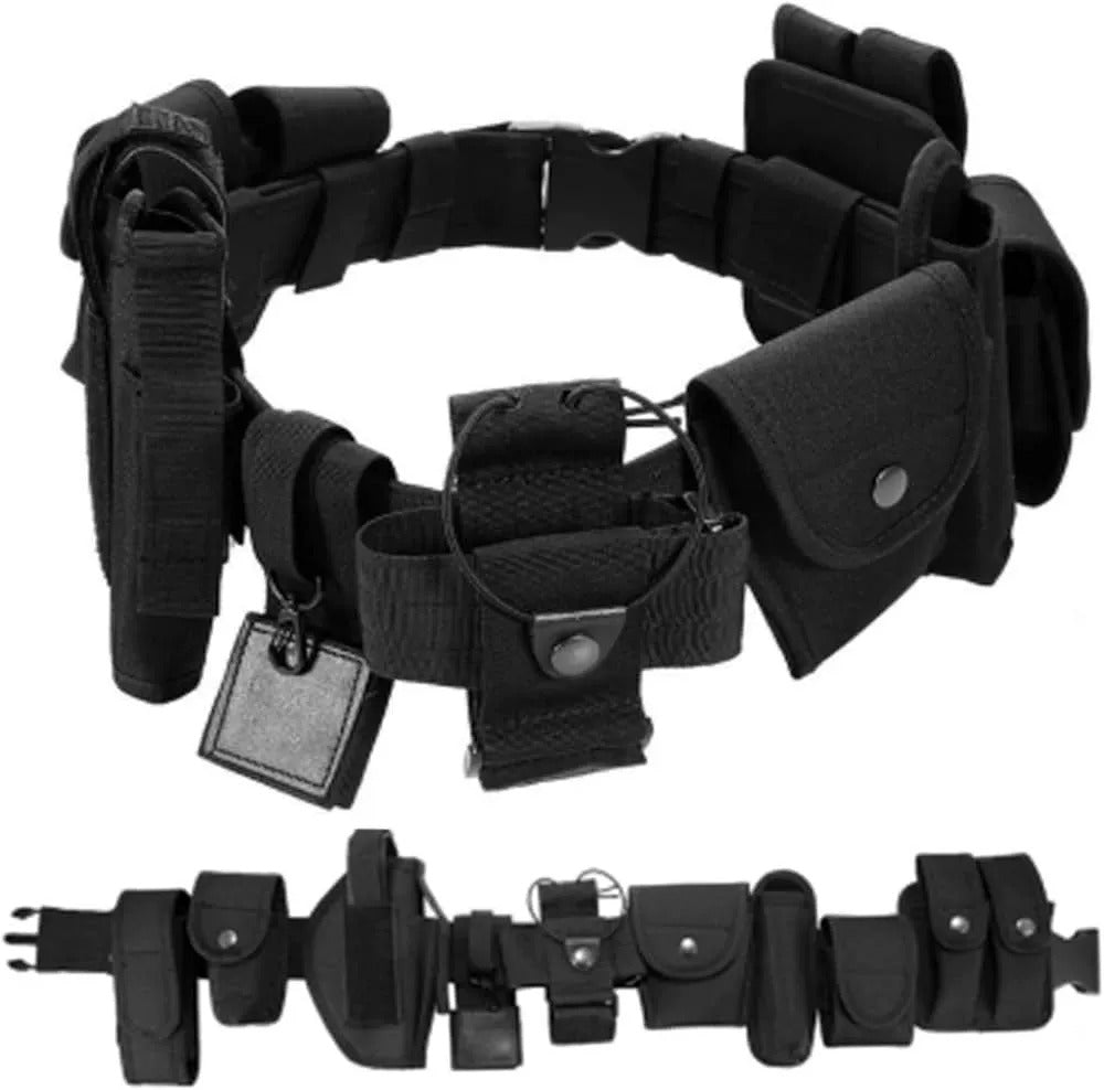 10-in-1 Taktischer Mehrzweckgürtel mit abnehmbaren Taschen – Sicherheit & Airsoft | AKM-007