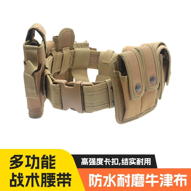 10-in-1 Taktischer Mehrzweckgürtel mit abnehmbaren Taschen – Sicherheit & Airsoft | AKM-007
