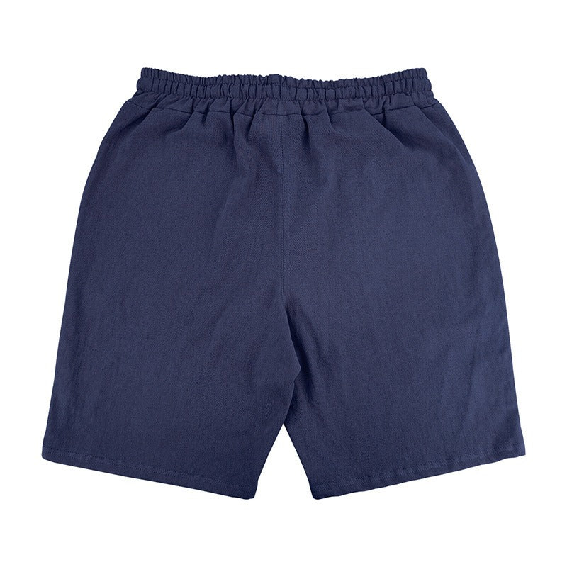Herren Sommer Leinen Kapuzenhemd & Shorts Set Leichtes Casual Beachwear Set | CW15