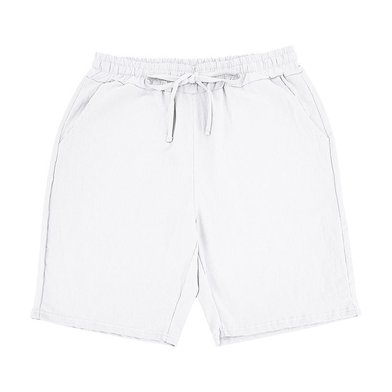 Herren Sommer Leinen Kapuzenhemd & Shorts Set Leichtes Casual Beachwear Set | CW15