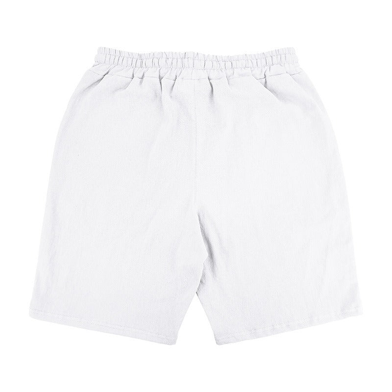 Herren Sommer Leinen Kapuzenhemd & Shorts Set Leichtes Casual Beachwear Set | CW15